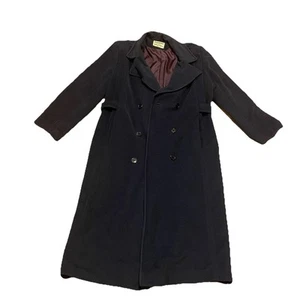 Vintage Kashmiracle Womens Open Size Blue Microfiber Cape Coat - Picture 1 of 6