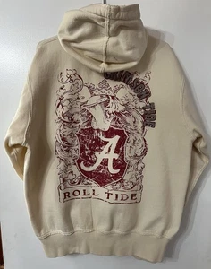 EINZIGARTIGE Alabama Crimson Tide HOODIE JACKE Pressbox ROLL TIDE Größe Large/L Mantel - Bild 1 von 9