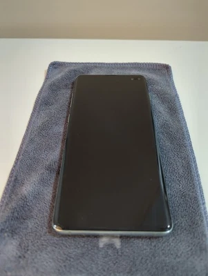 Samsung Galaxy S10+, 128GB, Prism Green, Unlocked, AS NEW PERFECT - Image 1 of 4