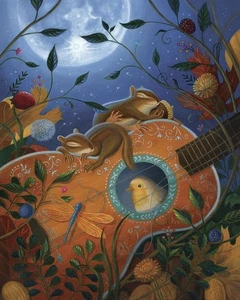 Dandelion Dreams Art Print Gina Matarazzo 11 x 14 in. Paper Size New Unframed - Picture 1 of 1