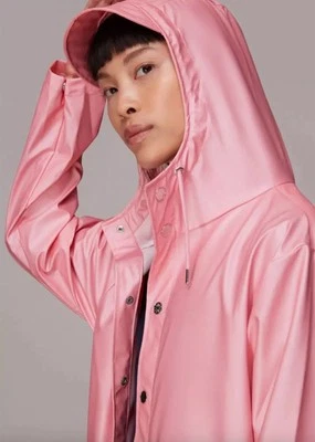 Rains Pink Raincoat Jacket M - Image 1 of 4