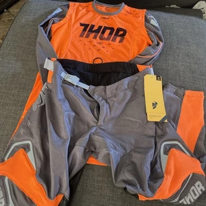 Thor MX Prime Fit Jersey & Pant Combo Men's Riding Gear Set Motocross ATV S/34 - Picture 1 of 15