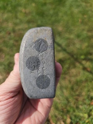 Left-Handed Otey Crisman 27H Selma Ala Hickory Shafted Putter 35" Orig. Grip VTG - Image 1 of 4