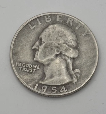 1954 D Washington Quarter - Image 1 of 4