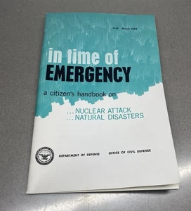 Vintage Civil Defense Book citizen's handbook Nuclear Attack & Disasters 1968 - Picture 1 of 8
