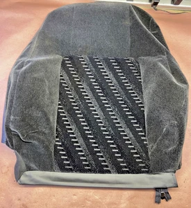 01 Honda Prelude Asiento Delantero DERECHO Cubierta de Tela Superior NEGRA Pasajero Superior 97-01 - Imagen 1 de 16