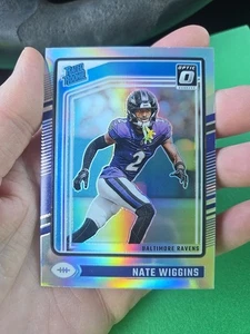 2024 Panini Donruss Optic Nate Wiggins RC Rated Rookie Silver Holo Prizm #281 - Bild 1 von 3