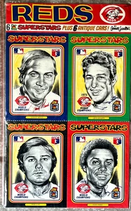 Banco de tarjetas de béisbol 1975 Cincinnati Reds Pee Wees Superstars, Pérez, casi nuevo/como nuevo - Imagen 1 de 8