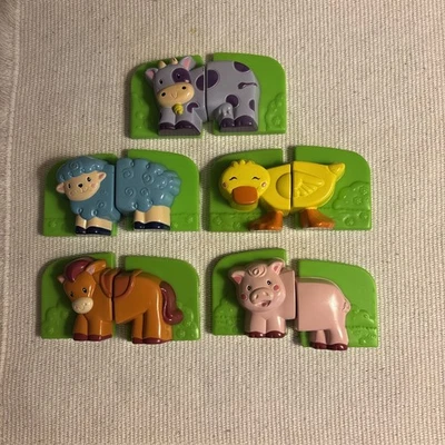 Leap Frog Fridge Farm Magnetic Animal Set Replacements Cow Pig Duck Horse Sheep - Image 1 of 4