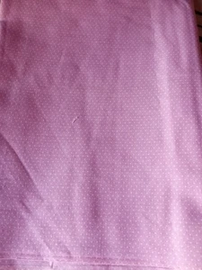 Almost 2 Yds 44" Wide Cotton Quilt Fabric Dusty Rose Polka Dot - Picture 1 of 4