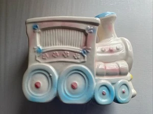 Maceta vintage de cerámica para vivero tren conejito oso Melanie Martinez - Imagen 1 de 4