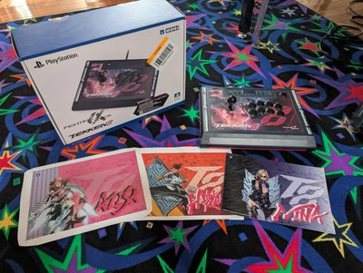 TEKKEN 8 Hori PS5 Arcade Fighting Stick Alpha PlayStation 5 with Extra Art - Image 1 of 4