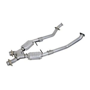 BBK 1666 High Flow X-Pipe w/Converters - 2-1/2" for 96-98 Ford Mustang GT 4.6L