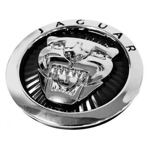 Jaguar F-Type XF F-Pace XJ XE Black Grille Badge Growler 85mm Trivalent C2D52972 - Picture 1 of 8