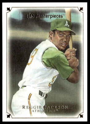 2007 Upper Deck Masterpieces #89 Reggie Jackson   Baseball Oakland Athletics - Image 1 of 2