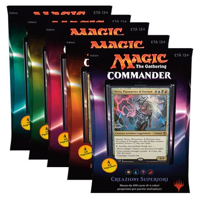 ITALIAN Magic MTG 2016 Commander C16 Sealed Deck Complete Box Set The Gathering - Image 1 of 4