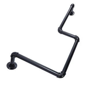 Wall-mounted Iron Pipe Rack Man Shelf Support Kitchen Storage Holder - Picture 1 of 12