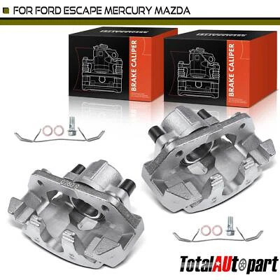 2 тормозных суппорта с кронштейном для Ford Escape Mercury Mariner Mazda Tribute Front - Изображение 1 из 4