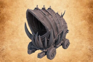 Bone Cart, Tabletop DnD RPG Fantasy Wargames Scatter Terrain Scenery, 3d printed - Picture 1 of 1