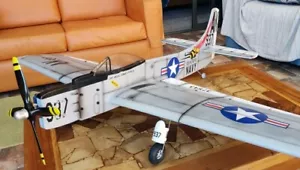 Model Airplane Plans (UC): SKYRAIDER A-1E 48" Combat/Stunt .29-.40 (Midwest) - Picture 1 of 4