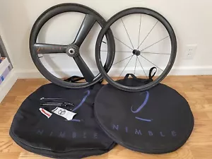Wendiger Seitenwind Tri Speiche 3 & flink Fly Radsatz 650c Schlauch - Bild 1 von 22
