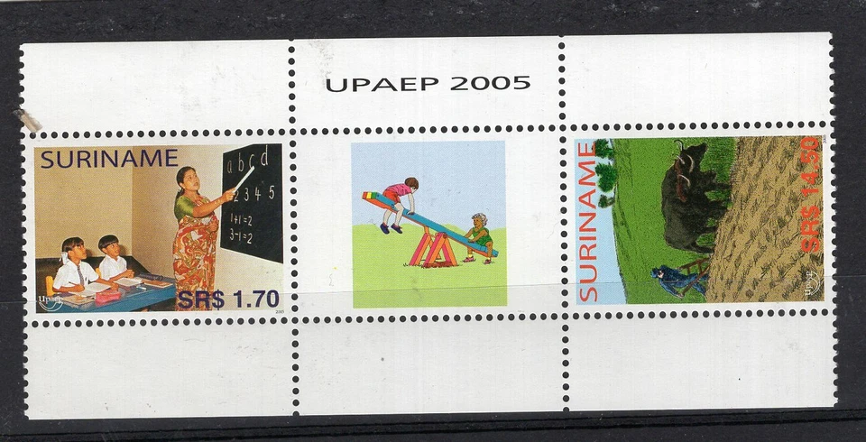 UPAEP 2005 - SURINAM, BLOQUE, CON CANAL, MNH Foto 1 de 1