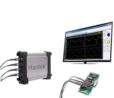 Hantek DSO3204A 4CH 200MHz PC USB Virtual Oscilloscope+ Signal Source 1CH 25Mhz - Image 1 of 4