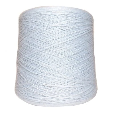 Alpaca Yarn on Cone - Baby Blue - Lace Weight - 1KG - Image 1 of 4