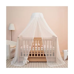 Baby Bed Canopy with Adjustable Clip-on Stand Baby Crib Cot Net Tent Hanging ... - Picture 1 of 7