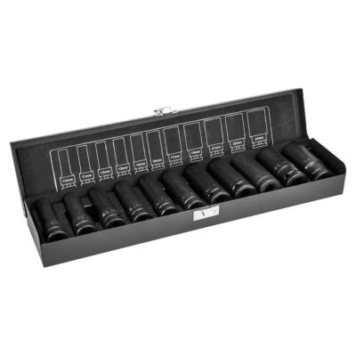 SET BUSSOLE LUNGHE 1/2 - 10/24mm - 11pz - impatto utensili aria NEO TOOLS - Immagine 1 di 4