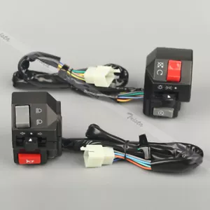 Faro de control de manillar de motocicleta 7/8" interruptor de arranque eléctrico 12V #J7 - Imagen 1 de 12