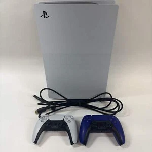 Sony PlayStation 5 Digital Edition PS5 750GB White Console Gaming System - Picture 1 of 8