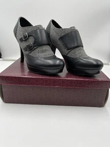 dexflex Comfort Platform Women’s Heels “Hogan” Black Sz 8.5 - Picture 1 of 5