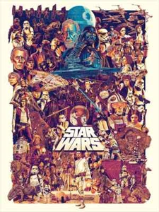 Star Wars A New Hope Skywalker Movie Film Poster Giclee Print Art 18x24 Mondo - Picture 1 of 1
