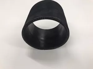 3" TURBO INTAKE INTERCOOLER RUBBER COUPLER HOSE 76mm ID BLACK 3 INCH HEAVY DUTY - Foto 1 di 4