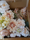 Artificial Flowers Combo Box Set ~ Pale Pink & Mauve Color