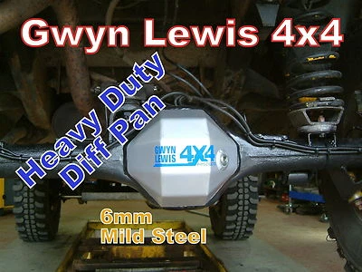 Defender Discovery Diff Pan Heavy Duty 6mm ARB gwynlewis4x4 replacement diff pan - Image 1 of 4