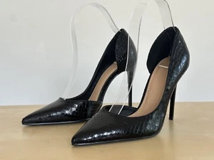 Truffle Collection Damen-Stilettoabsatz schwarz Animal-Print Größe 5 - Bild 1 von 9