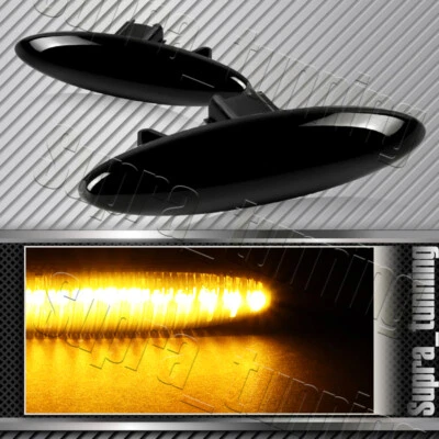 Luces de señalización laterales LED ámbar con lente ahumada para Lexus IS250 IS350 SC430 Highlander Foto 1 de 4