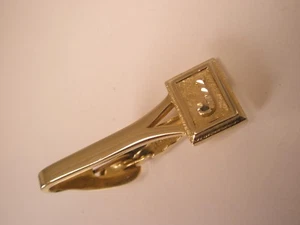 J Monogram Initials Letter Vintage SHIELDS SMALL Tie Bar Clip james john jack - Picture 1 of 5