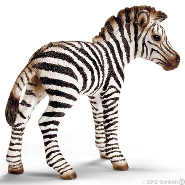 NEW SCHLEICH 14393 Zebra Foal Baby - Wildlife Zoo Life - RETIRED - image 1 of 1