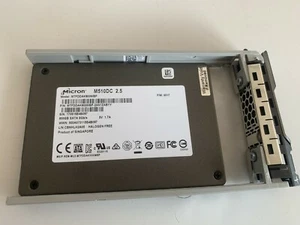 Micron M510DC Datos Center Solid State Unidad SSD SATA 800GB Disco Duro Caddy - Imagen 1 de 3