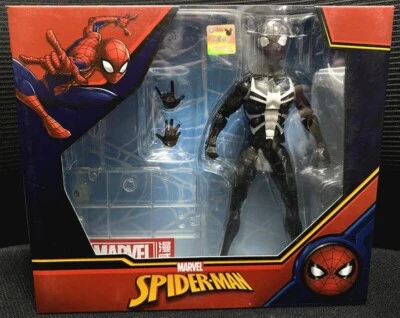 Figura de acción ZD Toys Marvel Spider-Man traje simbionte negro veneno 6 pulgadas Foto 1 de 4