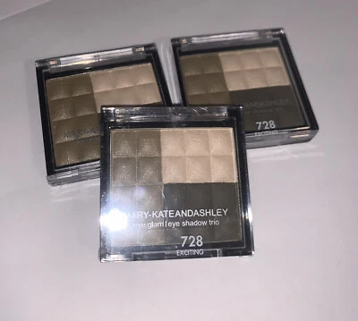 MARY-KATE AND ASHLEY Eye Shadow Trio Color:Exciting 728 ~LOT OF 3 - Image 1 of 2