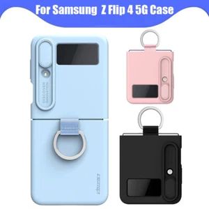 For Samsung Galaxy Z Flip 4 5G Case Nillkin Cam Shield Silky Silicone Soft Cover - Picture 1 of 15