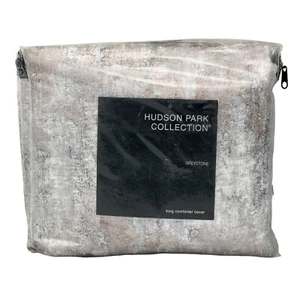 Hudson Park Greystone KING Duvet Cover WARM CLAY - Picture 1 of 6