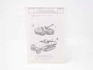 1/48 Mikroskalige Aufkleber Deutscher Weltkrieg Panzer & Infanterie Div 13-5 Markierungen & 1/76 - Bild 1 von 2