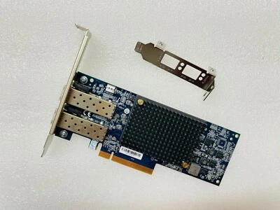 IBM 49Y4252 P004096 Emulex 10Gb/s Dual Port FC Network Card HBA SFP+ OCE10102 - Image 1 of 3
