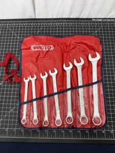 Proto Anti Slip Design Combination Wrench Set 7 Piece 3/8” - 3/4" SAE Tools USA - Bild 1 von 10