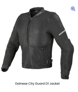 Dainese 🏍️ City Guard D1 Mesh Motorcycle Jacket Black Large - Bild 1 von 7